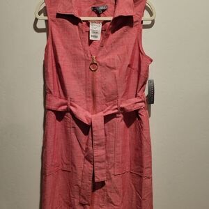 Sharagano New York red dress